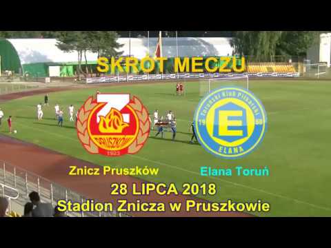 SKRÓT MECZU: Znicz Pruszków - Elana Toruń