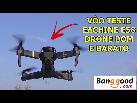 Test flight of the Eachine E58 drone - JD Drone