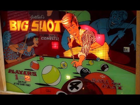 1974 Gottlieb BIG SHOT (Hot Shot) pinball machine