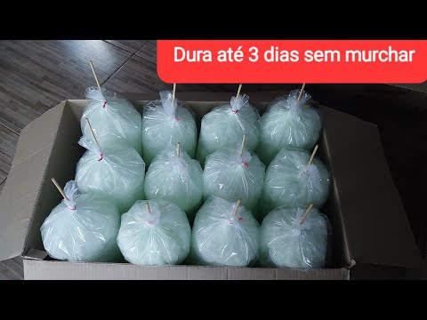 Algodão Doce murchando rápido? Com essa técnica ele vai aguentar até 3 dias na embalagem !