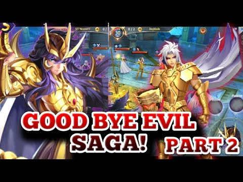 Saint Seiya Awakening - How to counter evil saga,PVP, Scorpio milo vs evil saga