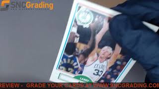 SNC Grading:1990 FLEER LARRY BIRD #8 BASE SET REVIEW(1635877647389)
