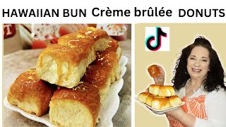 *EASY AMAZING RECIPE*HAWAIIAN BUN Crème brûlée DONUTS* #trending #food #homemade #kitchen #tiktok