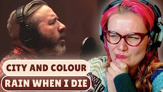 His Voice is PERFECT!!  First Time Reaction to City and Colour - &#39;Rain When I Die&#39;