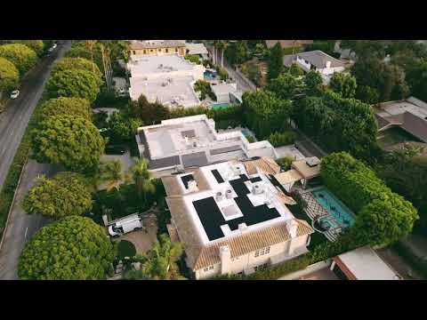 Beverly Hills Estate Aerial Footage