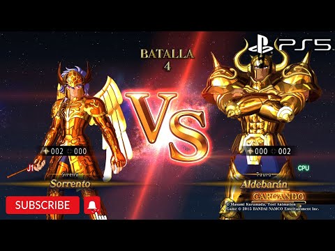 Saint Seiya Alma de Soldados Aldebaran Vs Sorrento