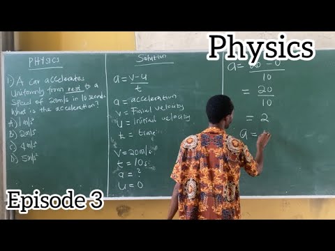 Physics Episode 3| Most repeated post utme questions by Nigerian universities