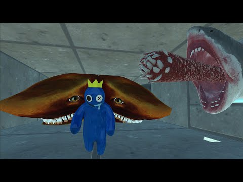Tunnel of Nightmares Challenge - Sharks Attacks from behind - Animal Revolt Battle Simulator