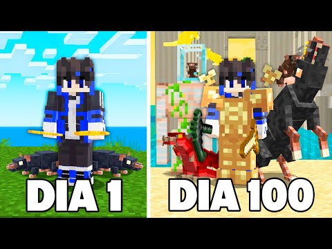 SOBREVIVI 100 DIAS COM RATOS NO MINECRAFT - O FILME