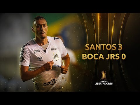 Gols e lances de Santos x Boca Juniors