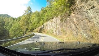 preview picture of video 'Time Lapse Road Trip through NC & Mountains with GoPro 3 Black Edition'