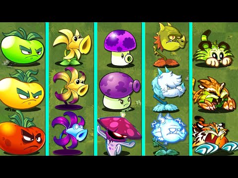 PvZ 2 Discovery - Every Plant Evolution NOOB x PRO x HACKER x GOD Version v10.4.1