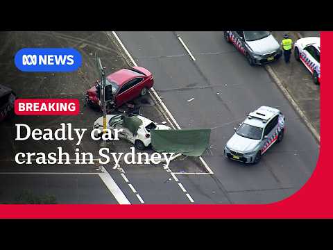 Two killed in car crash after police pursuit in Sydney’s south-west | ABC NEWS