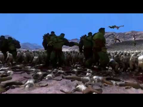 50 HULK VS 40000 Zombies Ultimate Epic Battle Simulator