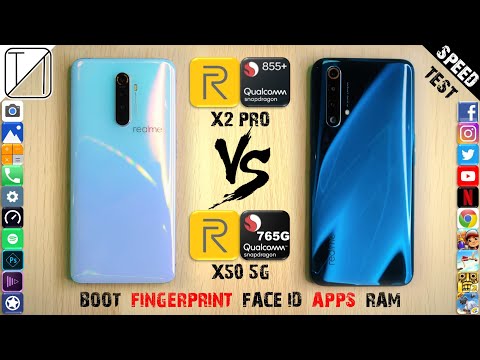 Realme X2 Pro vs Realme X50 5G Speed Test