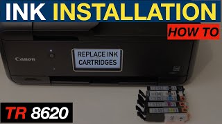 Canon Pixma TR8620 Ink Cartridge Replacement Review.