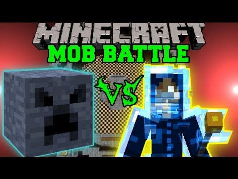 Epic Minecraft Mob Battle - Lightning Spirit Vs. Mega Block