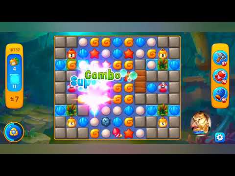 фишдом 2022  #  10732 уровень - прохождение без бустеров # Fishdom,   10732  level - no Boosters.