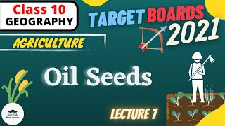 L7 | Chapter 4 Agriculture | Oil Seeds | Groundnut Sesamum etc  | Class 10 Geography Social Science