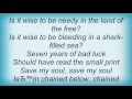 Richard Thompson - Row, Boys, Row Lyrics