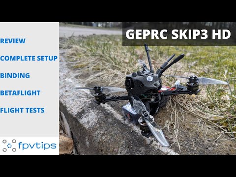 GEPRC Skip HD 3 - Amazing HD toothpick drone | Review, COMPLETE SETUP, many different test filghts
