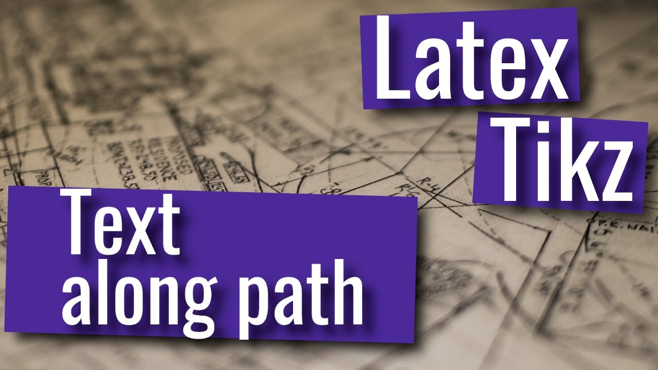 Tikz - Text and nodes along path