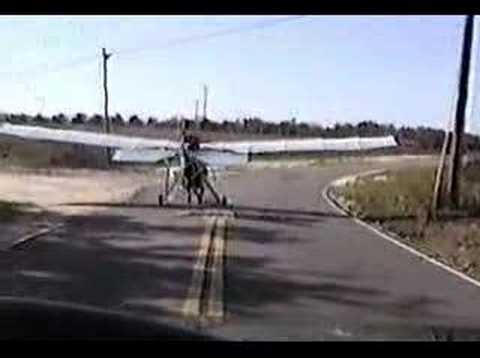 Cobra ultralight road takeoff