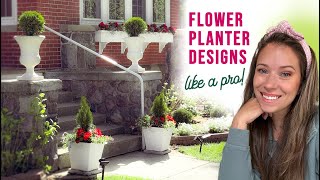 Plant my Annual Summer Flower Containers with Me: Victorian Home Curb Appeal Ideas!