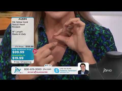 10kt Gold Necklace Presentation at JTV