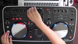 DJ Ravine's WE LOVE ELECTRO mix w/ djay and a Pioneer DDJ Ergo