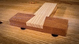 How to cut a DOVETAIL HALVING JOINT by HAND