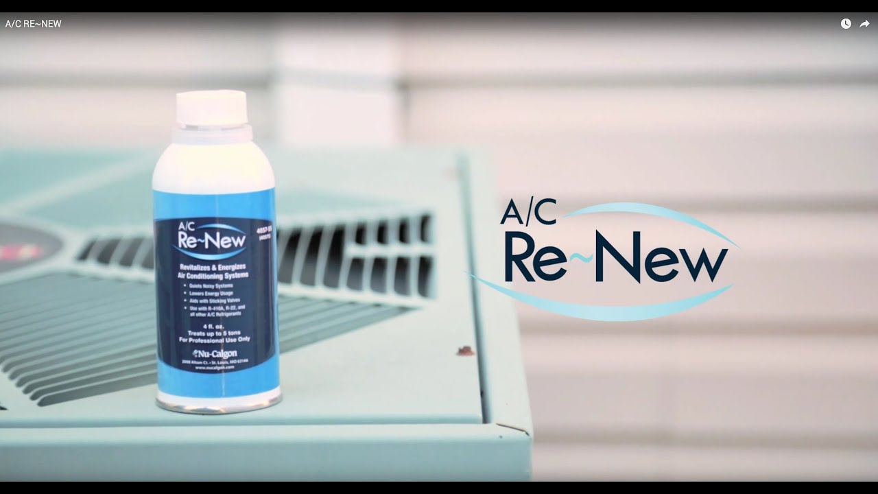 Improve your A/C's performance with Nu-Calgon's A/C Re-New!