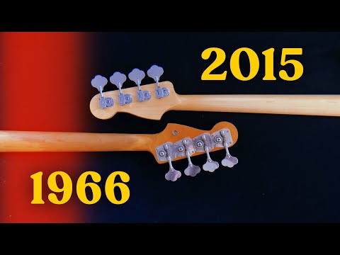 VINTAGE vs. MODERN P-Bass: 1966 vs. 2015 Precision Bass Comparison