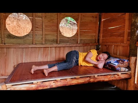 How To Build a Bed - Building a life off the grid alone | Ep. 60
