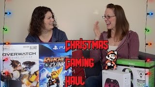 Video Game Christmas Haul 2016 - Jess got a PS4 Slim!! | TheGebs24