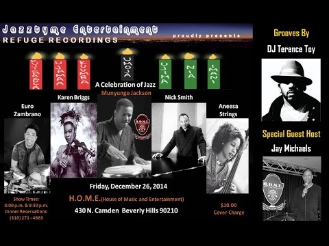 Jazztyme Entertainment presents A Celebration of Jazz at HOME Beverly Hills promo