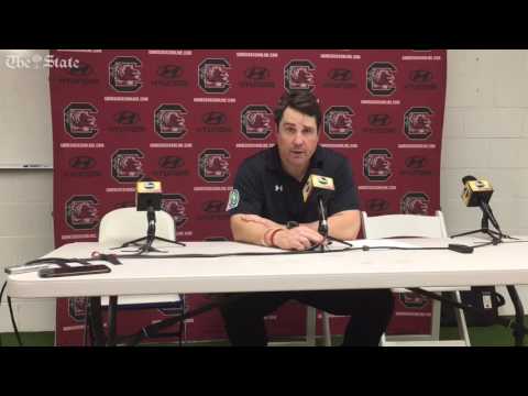 Will Muschamp reacts after loss to Kentucky