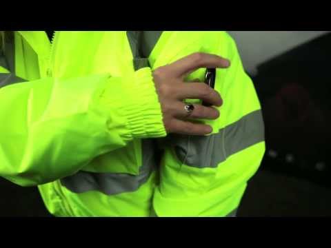 Radians SJ11Q Class3 Hi-Viz Weather Proof Bomber Jacket with Quilted built-in liner