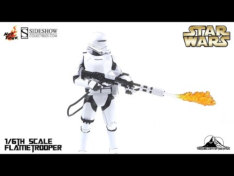 Hot Toys Star Wars The Force Awakens FLAMETROOPER Video Review