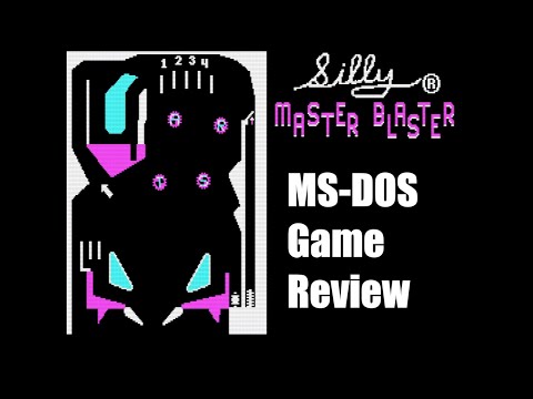 Silly Master Blaster Pinball -1985 - MS-DOS Game Review
