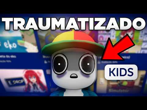 Eu ENTREI NO ROBLOX KIDS, e NÃO É SEGURO.