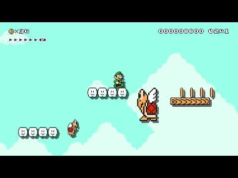 The Bad Plane by Vrenato676 - Super Mario Maker 2 - No Commentary 1ca 1cb 022020