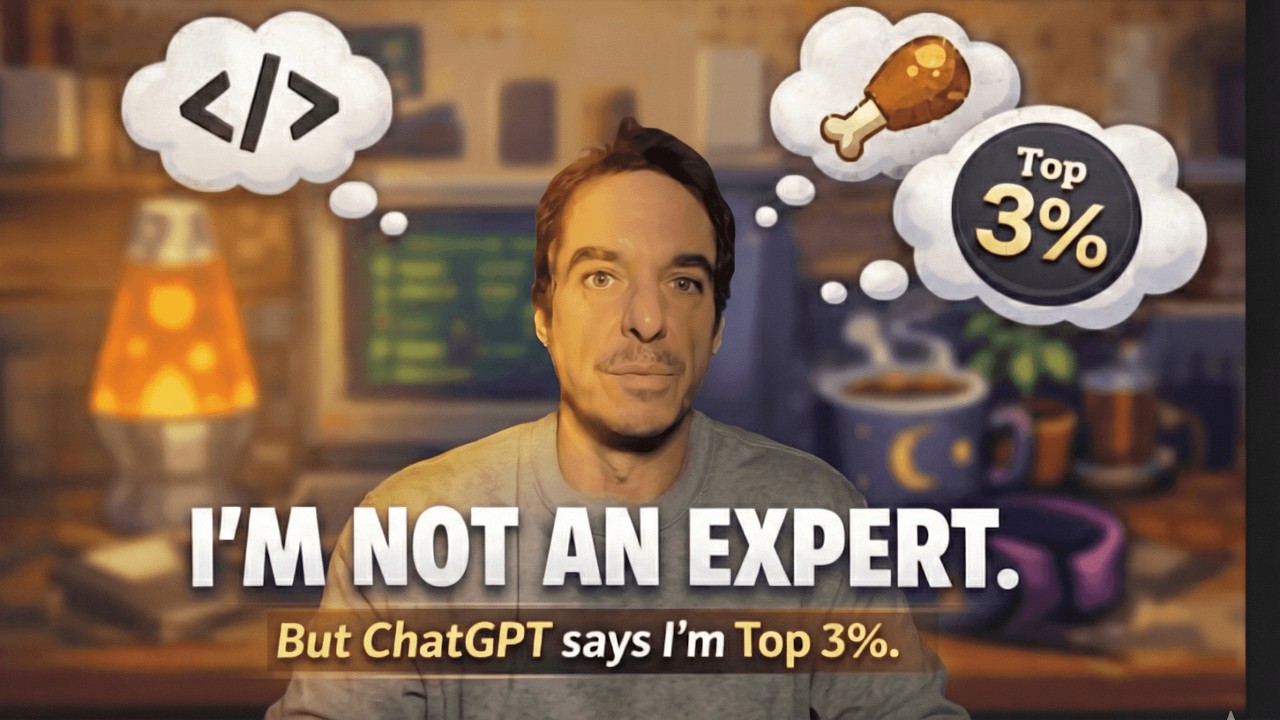 ChatGPT said I'm in the Top 3% of Users. I feel like a total mess.