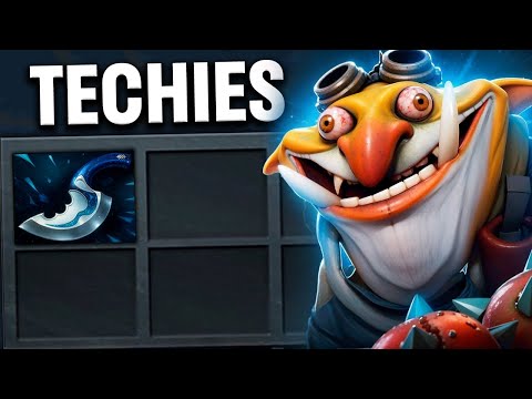 Techies can be a Monster when The Blink Dagger is Online!