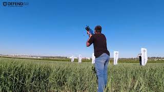 30 Seconds. Multiple Interceptions. One Handheld Counter-UAS Capability.