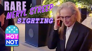 A Rare Candid Sighting of Meryl Steep on a New York Street