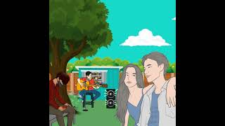 Download lagu Story Wa Animasi Kekinian galau main gitar animasi lucu mp3