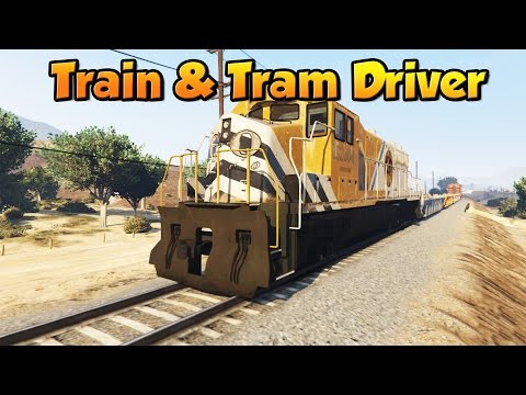 Gta 5 - Train & Tram Driver Mod Showcase