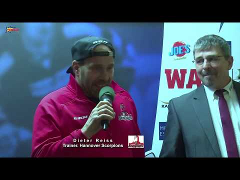 PK DEB OL Nord Hauptrunde 24 Spieltag ESC Wohnbau Moskitos Essen vs  Hannover Scorpions 16 12 2018