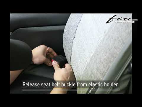 Fia Custom-Fit Bucket Seat Cover Installation